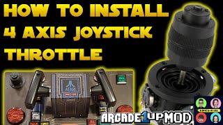 How to Wire Basic 4-Axis Joystick/Throttle for your Star Wars Arcade1up Mod (Model: R400B-M4)