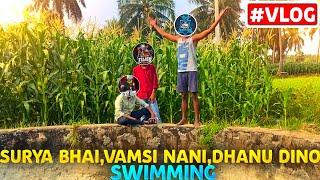 All YouTubers Swimming enjoy vlog Vamsi nani gaming Garena free fire 