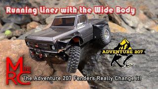 SCX24 - The Adventure 207 C10 is killin' the lines!