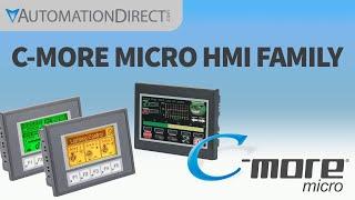 C-more Micro Family of Industrial HMIs - from AutomationDirect