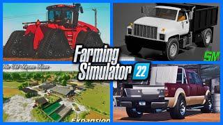 Farm Sim News - Old Stream Expansion, Steiger RowTrac, GMC C7500, & More! | Farming Simulator 22