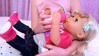 БЕБИ БОН Эмили Все серии СБОРНИК КАК МАМА Кристина играет в  куклы  BABY BORN