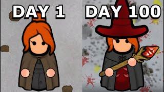 I Survived 100 Days In RimWorld As A Witch