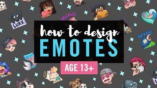 How to Design EMOTES for TWITCH