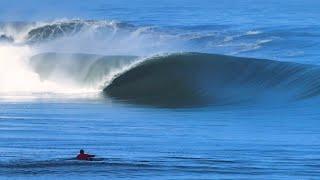 SURFING NAMIBIA! THE INSANE PADDLE OUTS AND RIP CURRENTS ON HUNT FOR THE LONGEST BARREL!