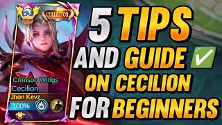 TOP GLOBAL CECILION 5 TIPS AND GUIDE FOR BEGINNERS | MASTER CECILION AFTER WATCHING THIS 