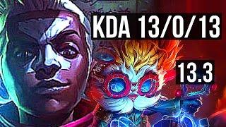 EKKO vs HEIMERDINGER (MID) | 13/0/13, Legendary, 900K mastery | EUW Diamond | 13.3