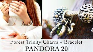 Pandora 20 | The Forest Trinity Charm | Enchanted Forest Pandora Bracelet