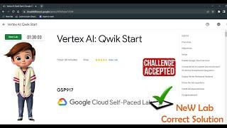 Vertex AI: Qwik Start |  GSP971 | Updated Lab | Correct Solution | Vertex AI: Qwik Start