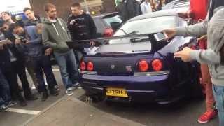 Nissan Skyline R33 - Rev and Backfire