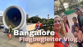 FLUGBEGLEITER VLOG - ich nehme meine Schwester mit - Das erste Mal in Bangalore - andreaabaam