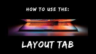 How To Use The Layout Tab - MS Word