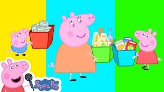 Peppa is Going to Recycle | Peppa Pig Songs | Peppa Pig Nursery Rhymes & Kids Songs