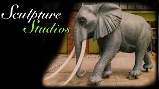 New Full Size Elephant by Sculpture Studios