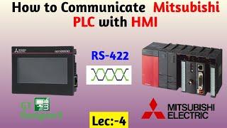 How to Communicate Mitsubishi PLC GX Works2 with GOT2000 HMI Series.