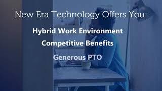 Why work for New Era Technology? Learn top employee benefits. #itcareers