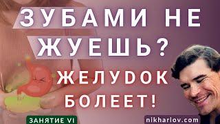 Пищевод и Желудок. Строение и Функции. Спазм пищевода от стресса. Паралич желудка от избытка пищи.