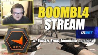 Boombl4 Stream - FPL w/ Twistzz, kreaz, facecrack, sinnopsyy - CS:GO