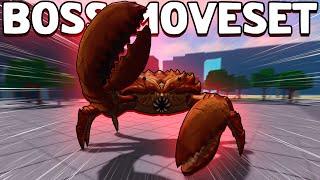 I Finally UNLOCKED the CRAB BOSS MOVESET in The Strongest Battlegrounds