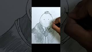 how to draw koro sensai #shorts #korosensai #AssassinationClassroom