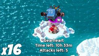 16 Maxed Out MECHS vs War Factory in Boom Beach