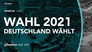 Wahl 2021 | Deutschland wählt: phoenix-Wahlsendung am So., 26.09.21 ab 16 Uhr