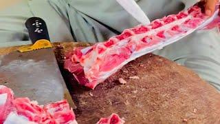 Best mutton cutting skill || Cutting mutton in unique Style || Best mutton Shop @ArifMuttonshop