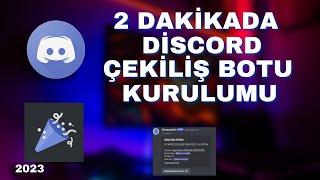 DİSCORD ÇEKİLİŞ BOTU KURULUMU 2030 DİSCORD 2 DAKİKADA ÇEKİLİŞ BOTU KURULUMU