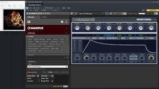 Afex Jeff Strings Native Instruments MASSIVE Synth Review Demo シンセ レビュー デモ