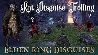 I disguised myself as a RAT to fool invaders! - (ELDEN RING DISGUISE TROLLING)