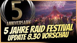 Raid: Shadow Legends | 5 Jahre Raid Festival | Update 8.30 Vorschau