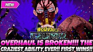 *OVERHAUL IS BROKEN!!! THE CRAZIEST ABILITY YET! FIRST EVER WINS & GAMEPLAY (My Hero Ultra Rumble)