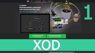 XOD IDE - знакомство и первый урок, Arduino и светодиоды - 1