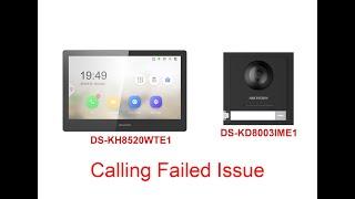 DS KH8520WTE1 CALLING FAILED ISSUE