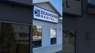 Diamond Rental rentals|Custom VinylDecalsNow.com |Lehi UTAH |Business Signs | Visibility Signs|#B2B