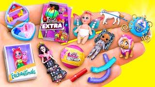 10 DIY Miniature Doll and Toys for Barbie and LOL Surprise