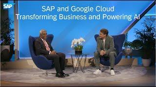 SAP and Google Cloud Transforming Business and Powering AI | SAP  Sapphire 2023