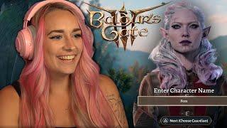 MY CHARACTER IS SO PRETTY!! (and I made Cargo Bob) |Baldur's Gate 3: PT. 1| VOD | First Play Through