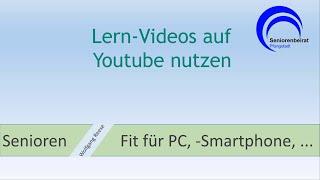 Lern Videos auf Youtube nutzen