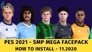 (PC) PES 2021 - Mega Face Pack For Smoke Patch 21 V3 - How To Install 11.2020