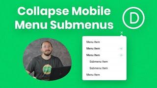 How To Collapse Divi Mobile Menu Submenus