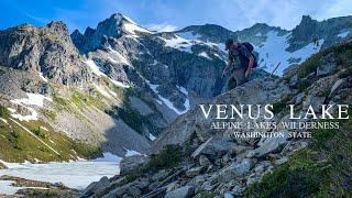 HIKING TO VENUS LAKE (From Spade Lake) | Alpine Lakes Wilderness | Backpacking Washington State