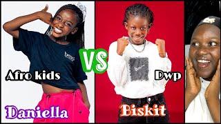 New trending tiktok dance battle  Biskit (DWP) Vs Cent Daniella (Afro star kids academy) 