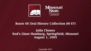 Rt. 66: Julia Chaney, August 1, 2005