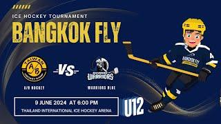 A/B HOCKEY vs WARRIORS BLUE // U12 #2024 Bangkok Fly Ice Hockey Tournament