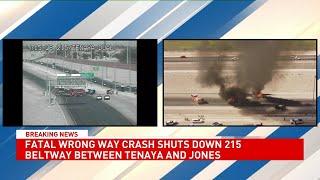 Heavy traffic delays reported along 215 following deadly crash