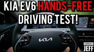 Kia EV6 HANDS-FREE Driving Test! How Well do the Lane Follow Assist and Lane Keep Assist Work?