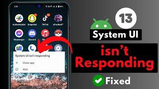 How To Fix System UI isn't Responding Error on Any Android Phone | System UI has Stopped