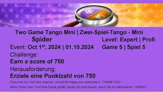 Two Game Tango Mini - Spider Expert #5 | Oct 1st, 2024