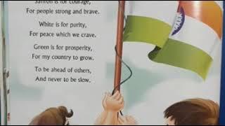 English Rhyme : Our National Flag (UKG) | KIDZ MILLENNIUM SCHOOL, ROORKEE